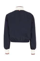 Navy blue wool jacket -  | Wise