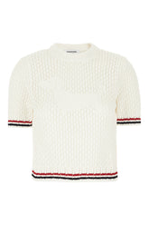 Maglione in cotone bianco -  | Wise