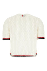 Maglione in cotone bianco -  | Wise