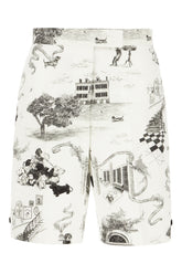 Bermuda in cotone stampato -  | Wise