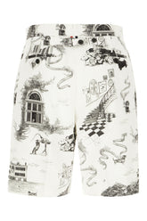 Bermuda in cotone stampato -  | Wise