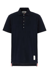 Polo in piquet blu notte -  | Wise