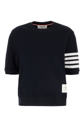 Maglione in cotone blu notte -  | Wise