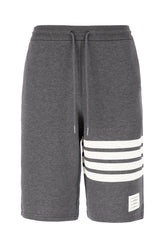 Bermuda in cotone grigio scuro -  | Wise