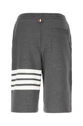 Bermuda in cotone grigio scuro -  | Wise