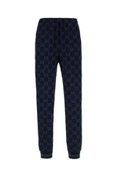 Pantalone jogging in cotone ricamato -  | Wise