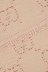 Embroidered wool blend scarf -  | Wise