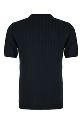 Maglione in cotone blu notte -  | Wise