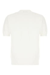 Ivory cotton polo shirt -  | Wise