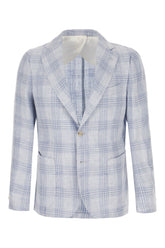 Embroidered linen blazer -  | Wise