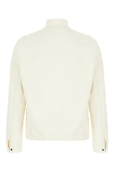 Ivory stretch polyester jacket -  | Wise
