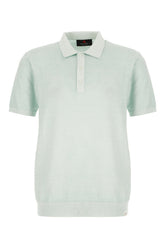 Pastel green cotton polo shirt -  | Wise