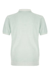 Pastel green cotton polo shirt -  | Wise