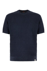 Midnight blue cotton sweater -  | Wise