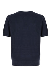 Midnight blue cotton sweater -  | Wise