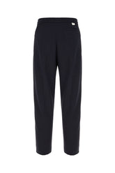 Midnight blue stretch polyester pants -  | Wise