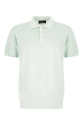 Pastel light blue cotton polo shirt -  | Wise