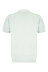 Pastel light blue cotton polo shirt -  | Wise