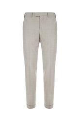 Pantalone in lana stretch grigio chiaro -  | Wise