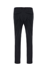 Pantalone in lana stretch blu notte -  | Wise