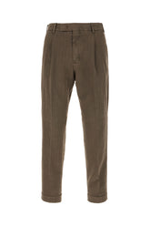 Chocolate lyocell blend pants -  | Wise