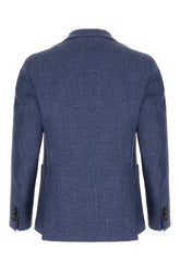 Blue wool blend blazer -  | Wise