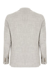 Embroidered wool blend blazer -  | Wise