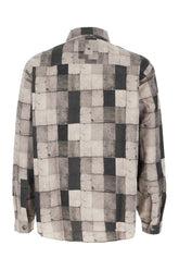 Printed linen blend shirt -  | Wise