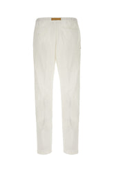 Pantalone in misto lyocell bianco -  | Wise