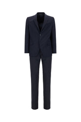 Giacca in misto lana stretch blu notte -  | Wise
