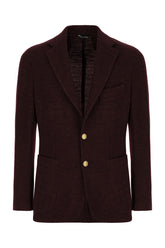 Giacca in misto lana bordeaux -  | Wise