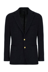 Giacca in misto lana blu notte -  | Wise
