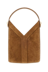 Brown suede Y Long bucket bag -  | Wise