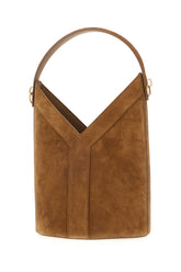 Brown suede Y Long bucket bag -  | Wise