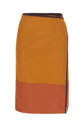 Two-tone nylon skirt -  | Wise