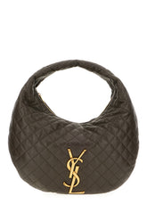 Chocolate nappa leather Icare shoulder bag -  | Wise