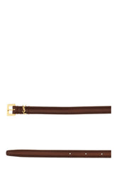Brown leather belt -  | Wise