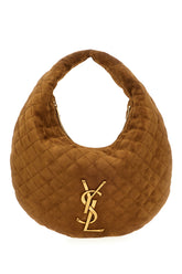 Brown suede Icare shoulder bag -  | Wise