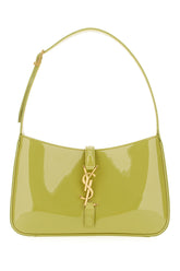 Olive green leather Le 5 à 7 handbag -  | Wise