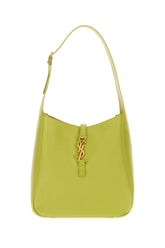Lime green leather Le 5 à 7 shoulder bag -  | Wise