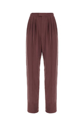 Plum silk pants -  | Wise