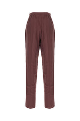 Plum silk pants -  | Wise