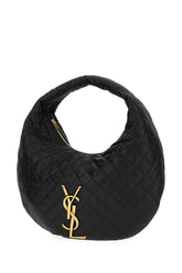 Black nappa leather Icare shoulder bag -  | Wise