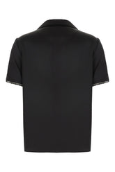 Midnight blue silk shirt -  | Wise