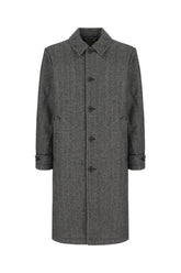 Embroidered wool blend coat -  | Wise