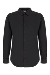 Black stretch nylon shirt -  | Wise
