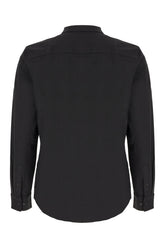 Black stretch nylon shirt -  | Wise