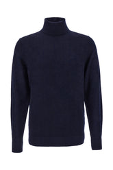 Maglione in lana blu notte -  | Wise
