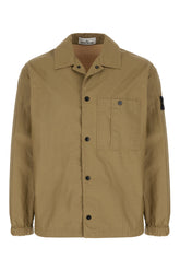 Olive green cotton jacket -  | Wise