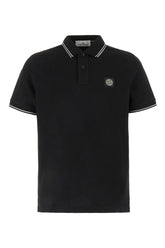 Polo in piquet nero -  | Wise